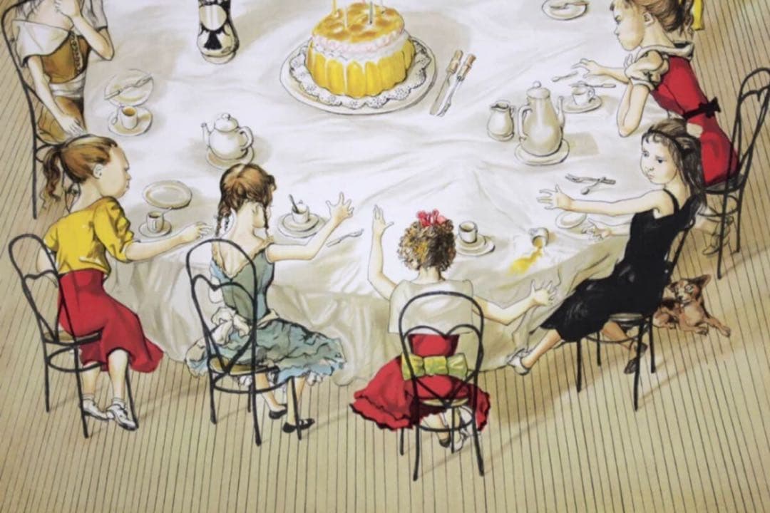 ■希少・格安■藤田嗣治「誕生会」リトグラフ　スタンプサインと印譜　真作　証明書付