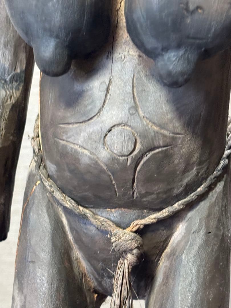 アフリカンアート62cm/人形アンティーク・骨董・レトロ・フィギュア・オブジェ