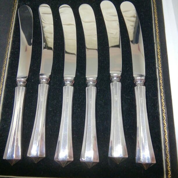 アンティークティーナイフ6本セット(box入り)ジェームスワーカー