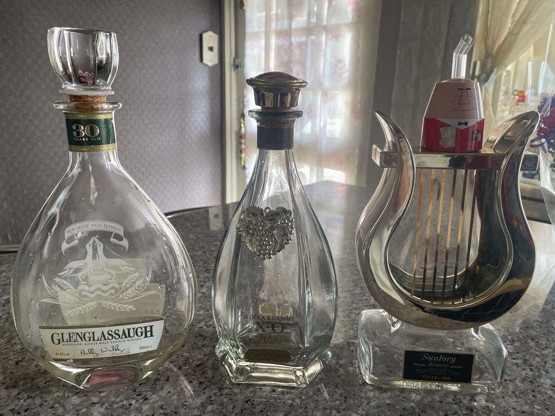 高級ウイスキー☆空ボトル