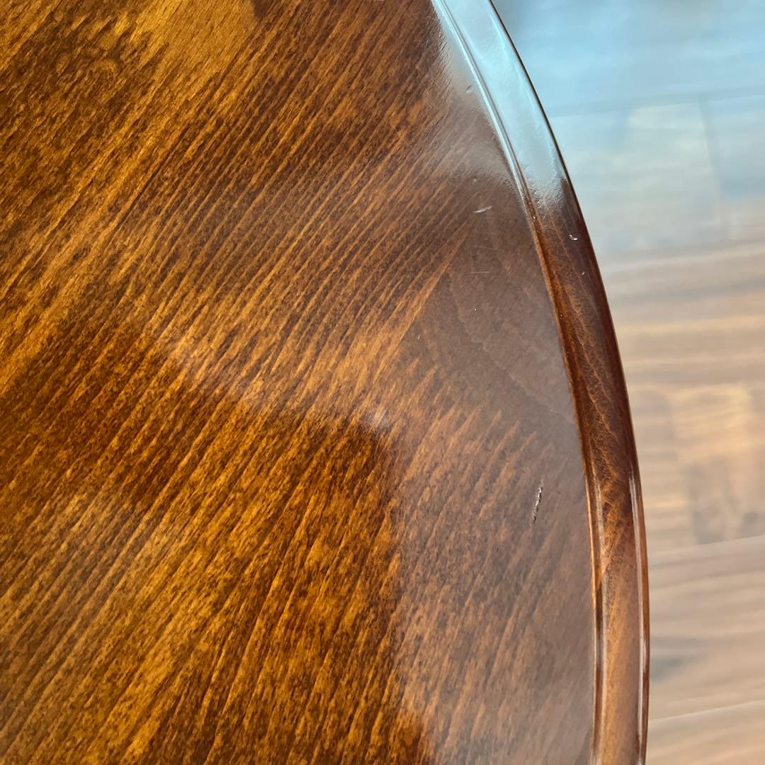 カリモク　コロニアルシリーズ丸テーブル