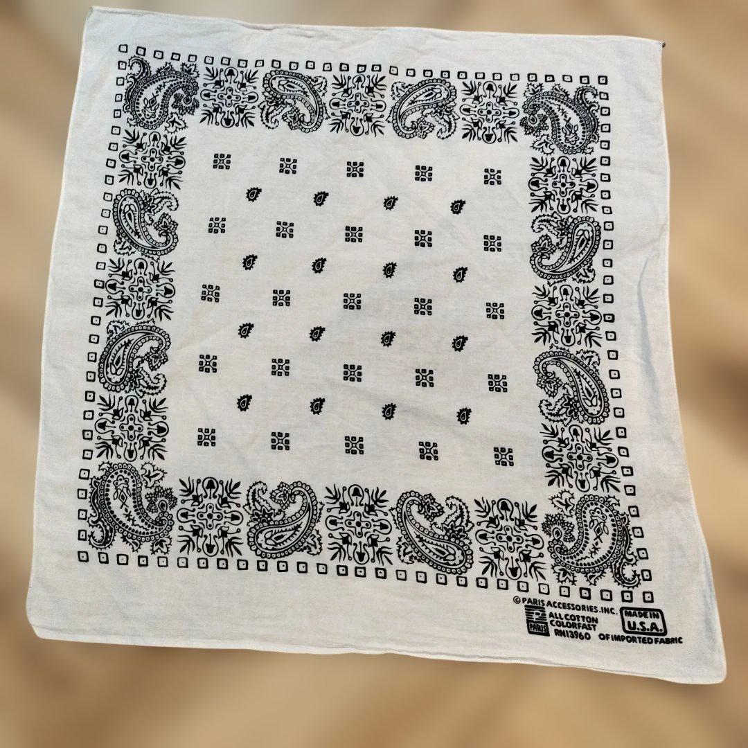 ジェイアダムス柄　ヴィンテージ　バンダナ　2枚セット