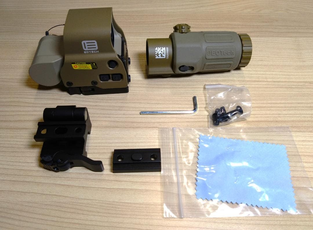 EOTECH EXPS-3ホロサイト＆ G33 Magnifierレプリカセット