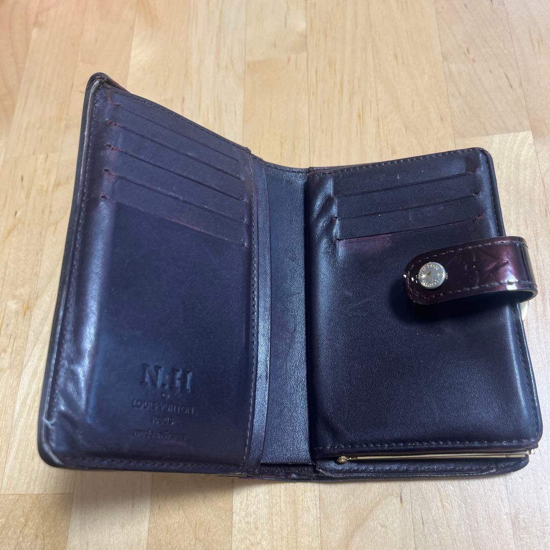 Louis Vuitton 二つ折り財布 ワインレッド