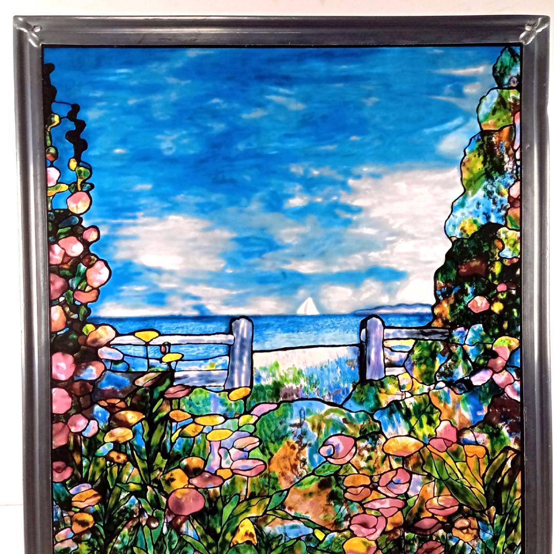 夏空ルイスCティファニー ステンドグラスSummer's Dayグラスマスターズ