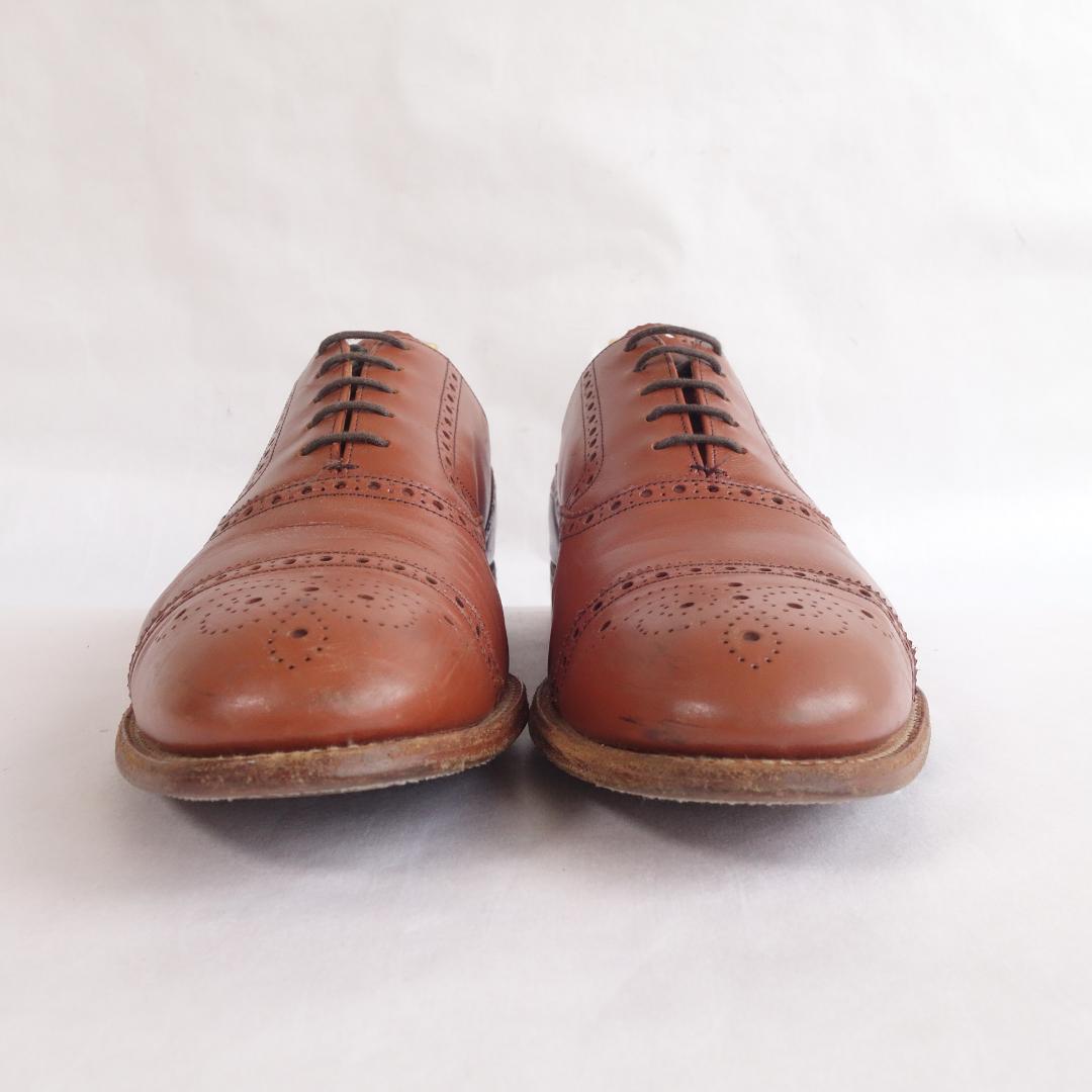 ☆送料無料☆美品☆チーニー茶靴 28cm 幅広☆イギリス製