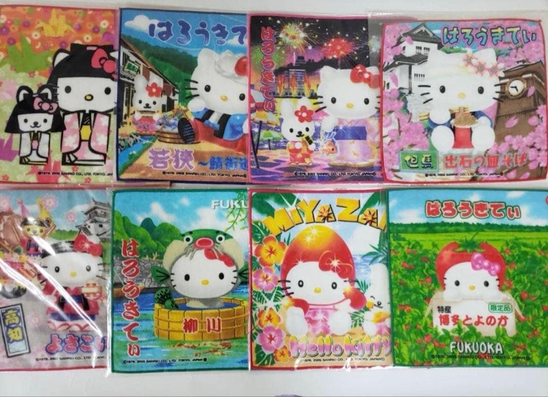 ハローキティ ご当地タオル 115枚セット