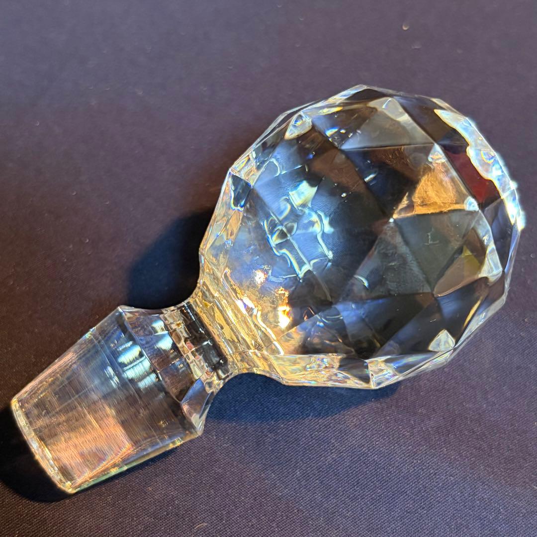 ボヘミアングラス　クリスタルガラス デキャンタ