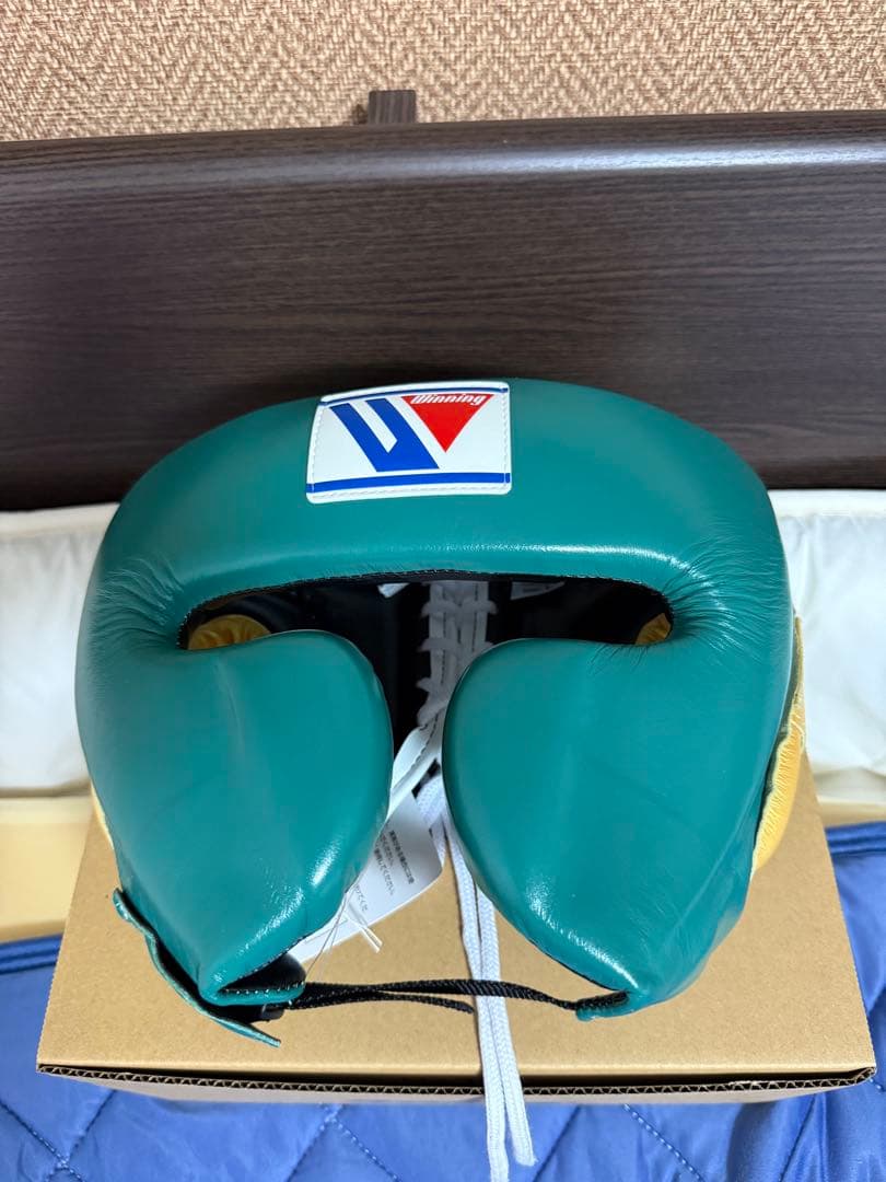 ウイニング winning ヘッドギア 緑/金