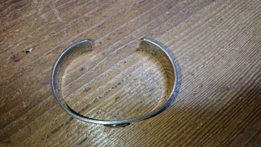 TADY &KING oldタイプ シルバー バングル 金色装飾