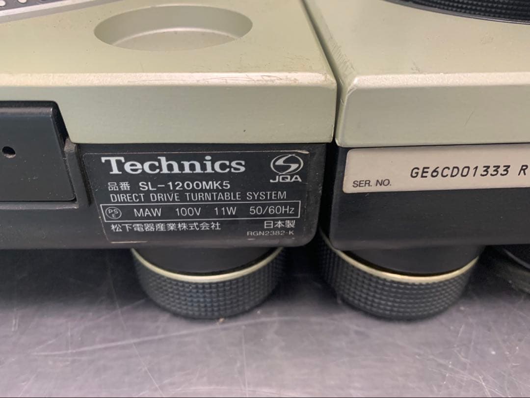 ⭐️Technics SL-1200MK5⭐️ターンテーブル 2台セット