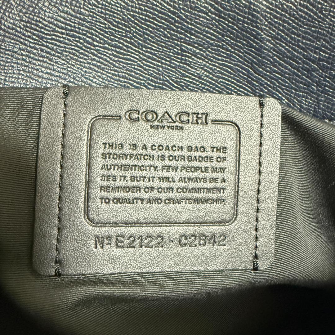 COACH コーチ ベケット BECKETT C2842 A4 トートバッグ 紺
