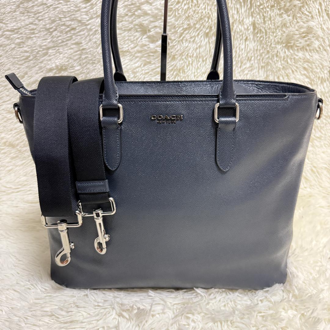 COACH コーチ ベケット BECKETT C2842 A4 トートバッグ 紺