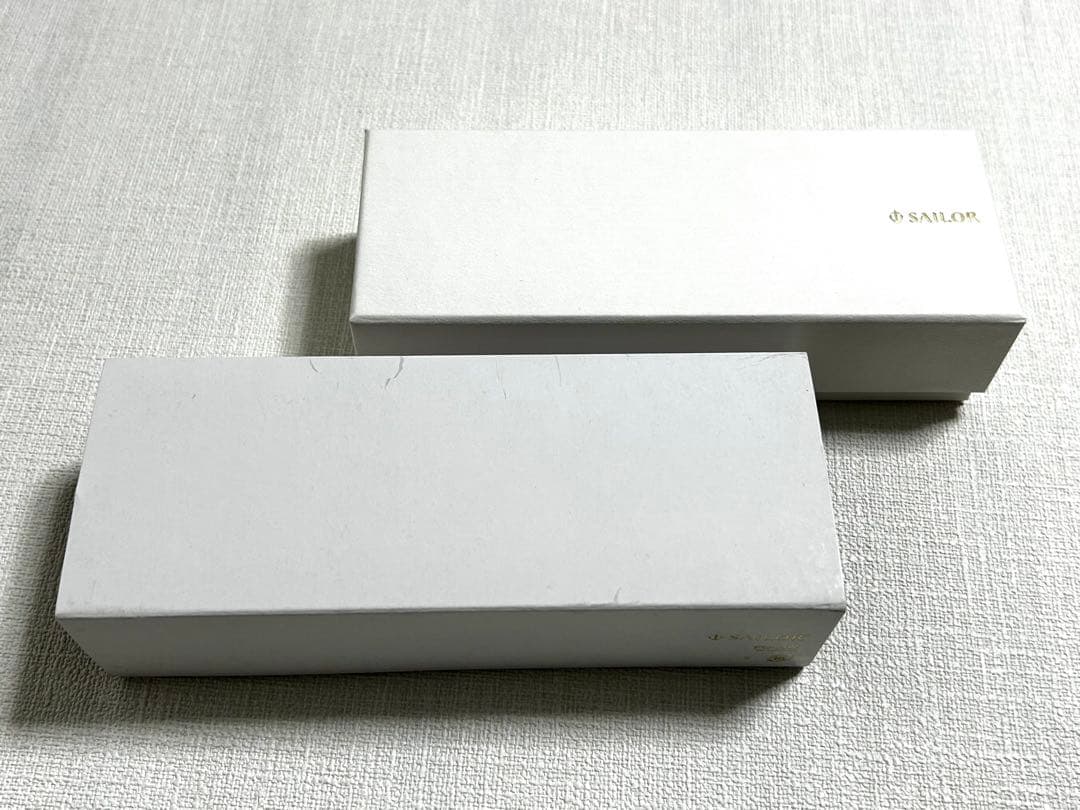 【美品】セーラー 万年筆 四季織 雪月空葉 EF