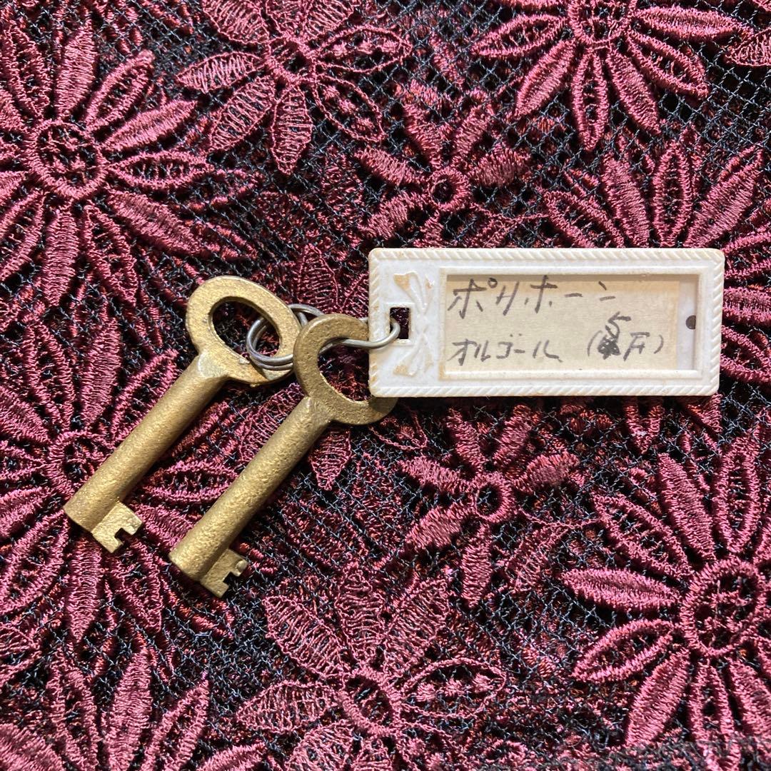 アンティークオルゴールキー　ポリフォン製　激レア　星ビル