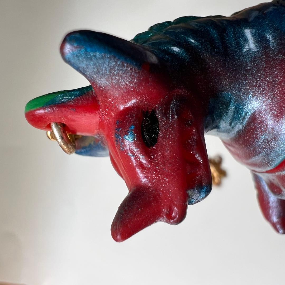 ゴモラ　ペンダント　ソフビ　フィギュア　レトロ　当時物　ウルトラマン