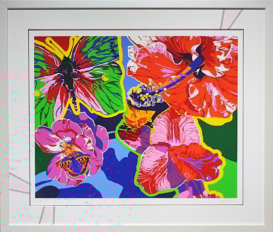 ヒロヤマガタ 【ハイビスカス】 シルクスクリーン