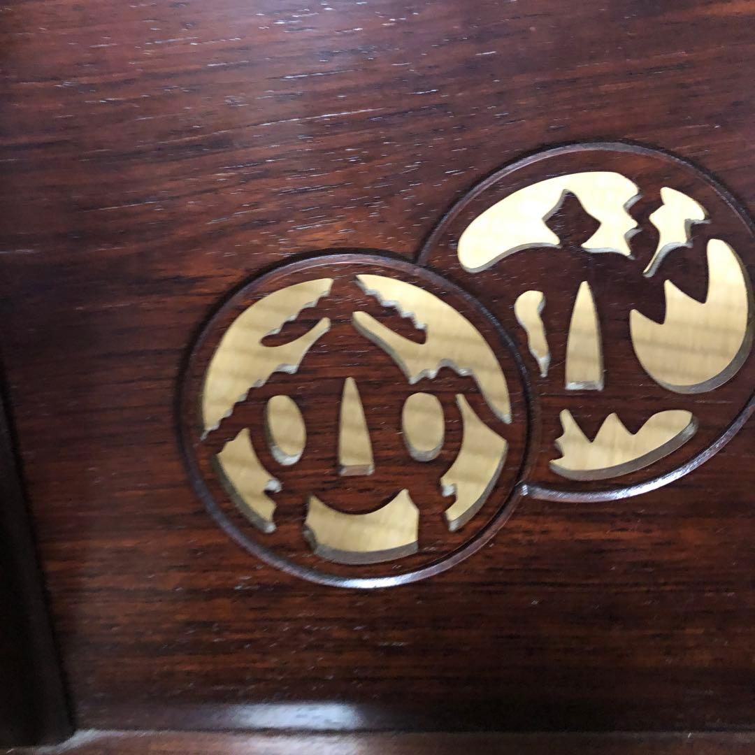 鍔透かし彫り 刀掛け 四振掛　武具甲冑　日本刀