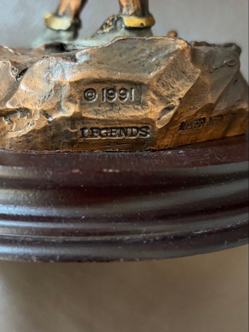 REGENDS USA製 1991年インディアンと鷹　銅合金 限定品ヴィンテージ