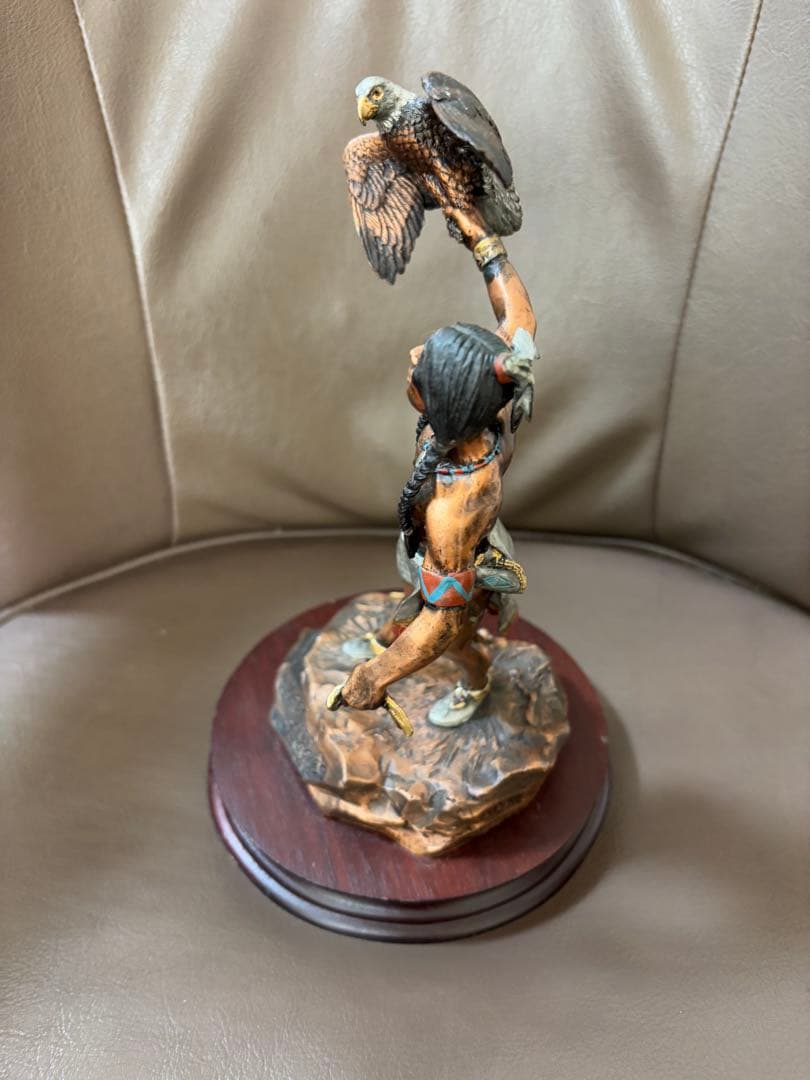 REGENDS USA製 1991年インディアンと鷹　銅合金 限定品ヴィンテージ