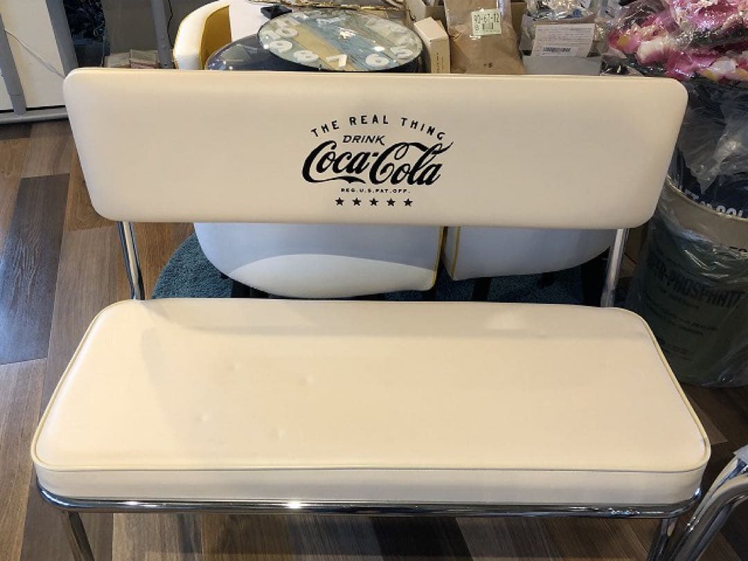 Coca-Cola コカ・コーラ ベンチシート ビニールレザー 2人掛け
