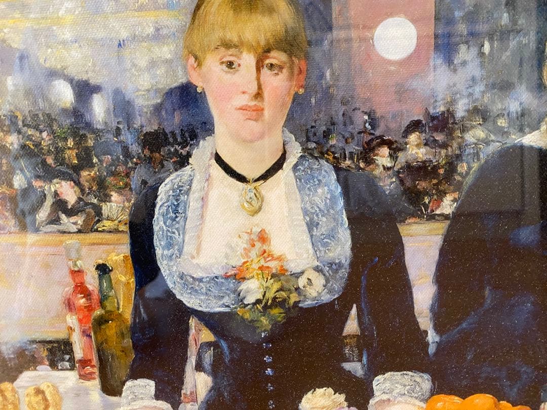 フォリーベルジュールのバー　マネ　複製画　油彩