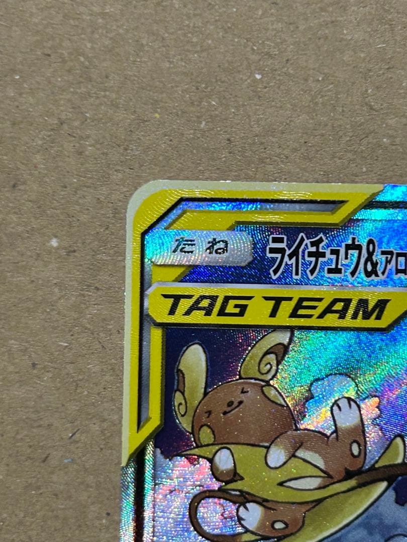 ライチュウ＆アローラライチュウGX SA