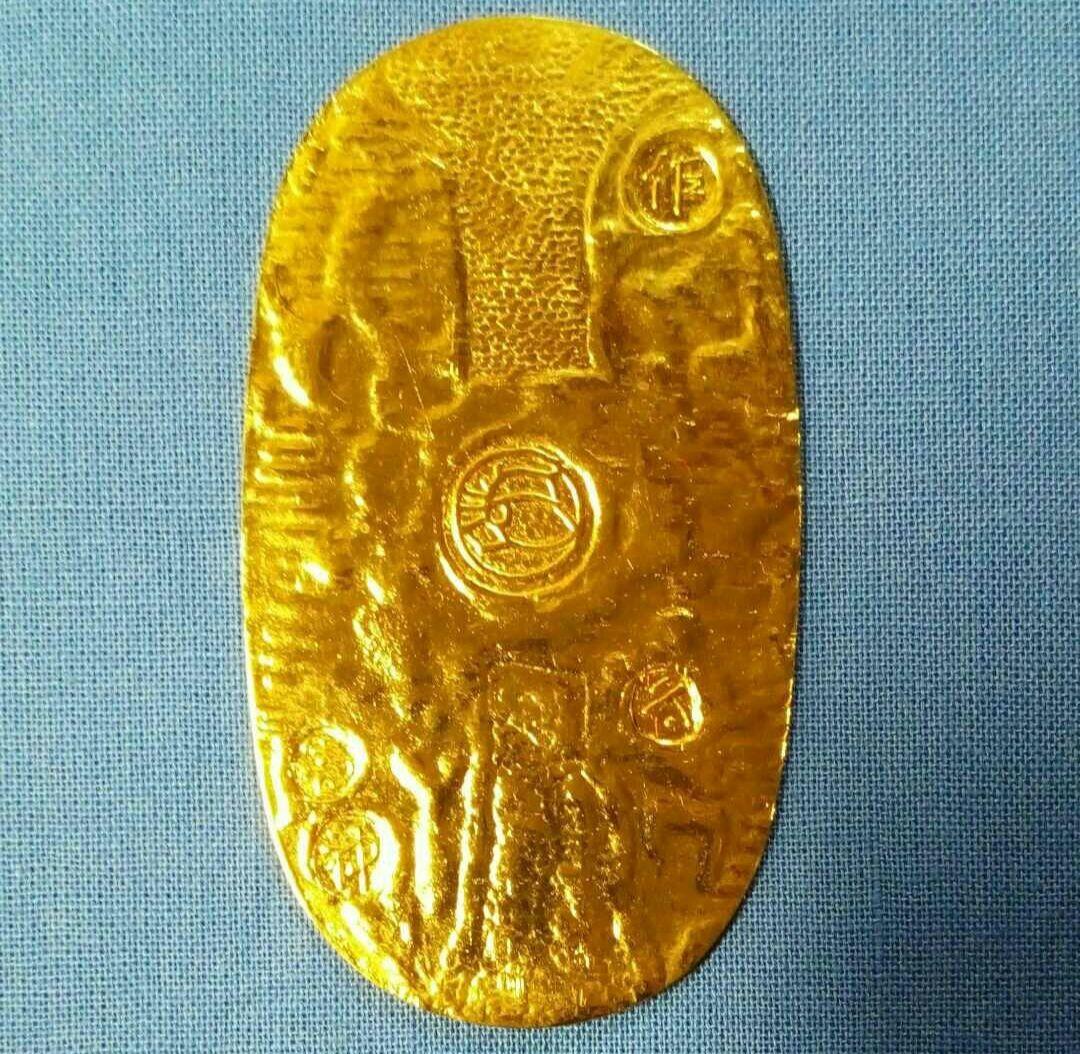 昭和レトロ　佐渡金山佐渡小判　純金風　アンティーク　金運