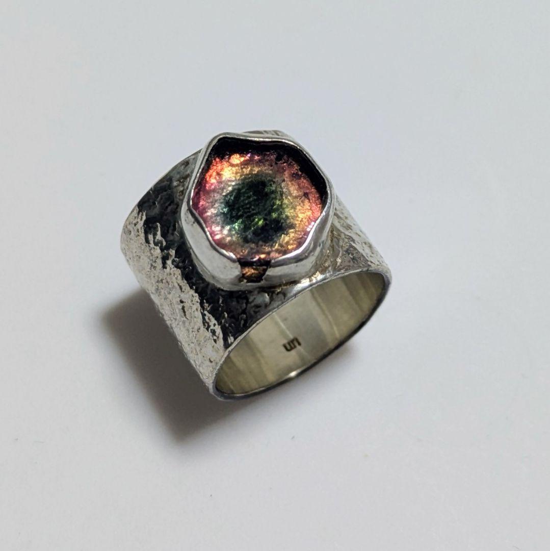 un by Tomoyo yoshida トルマリンリング　シルバー925