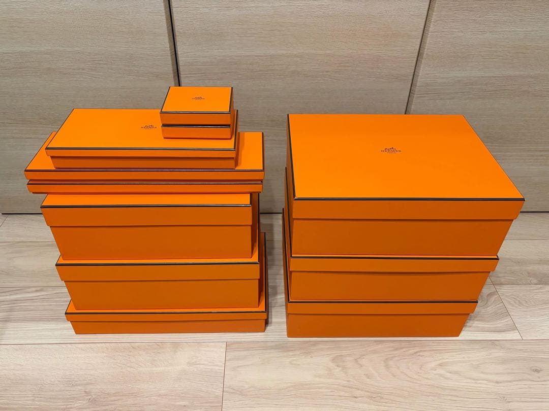 HERMES エルメス 空箱11個 ショッパー5枚