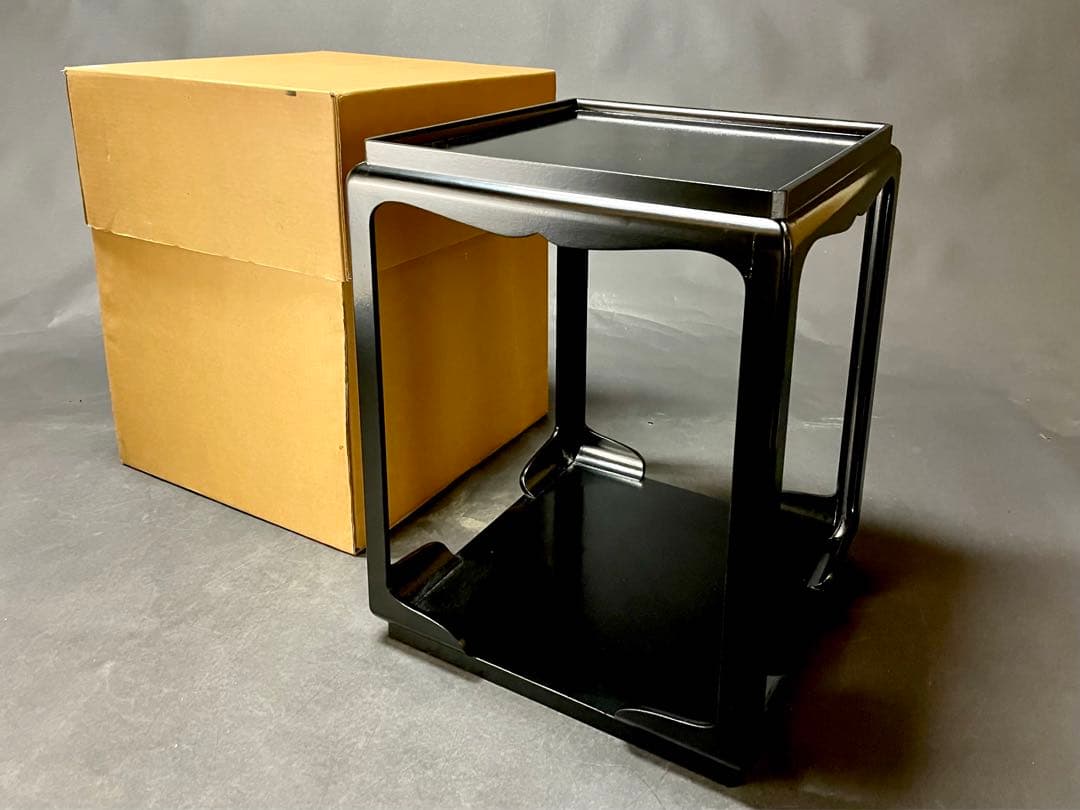 割引❗️『母』 一貫塗 高麗卓 小棚 元箱 （1119①）