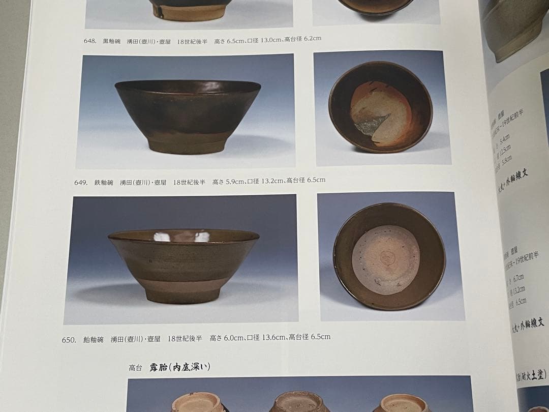 18世紀 壺屋焼 灰釉碗マカイ茶碗 琉球古陶 湧田焼 古我知焼 涌田 鉄釉 鉄絵