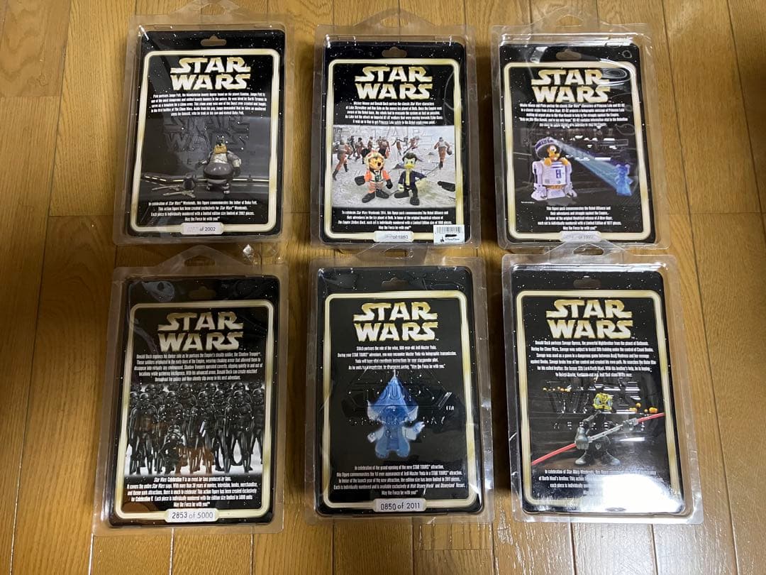 スターウォーズ×ディズニー　フィギュア6体セット　スターツアーズ　数量限定品