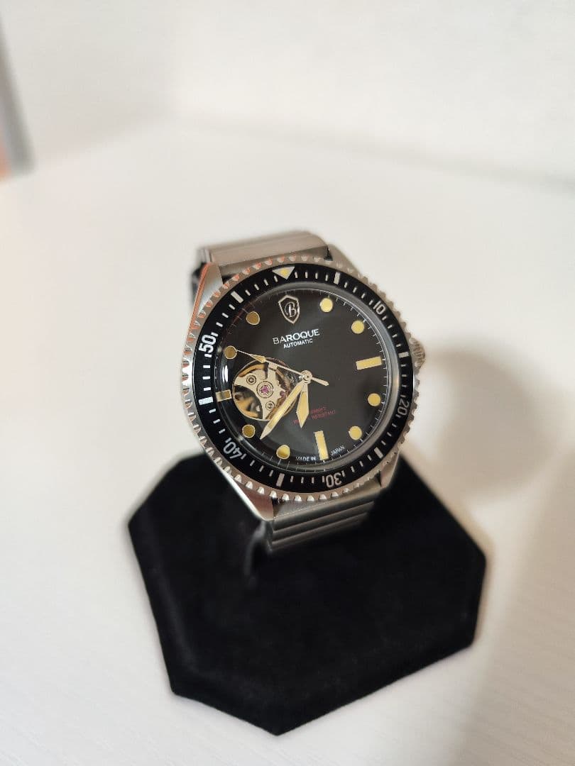 Bamiki専用バロック BA3005S-02BR ダイバーズ 自動巻き 腕時計