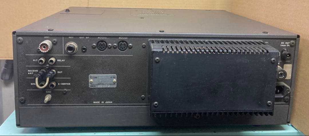 icom IC-760 トランシーバー　本体&電源ケーブル&サイドハンドル付属