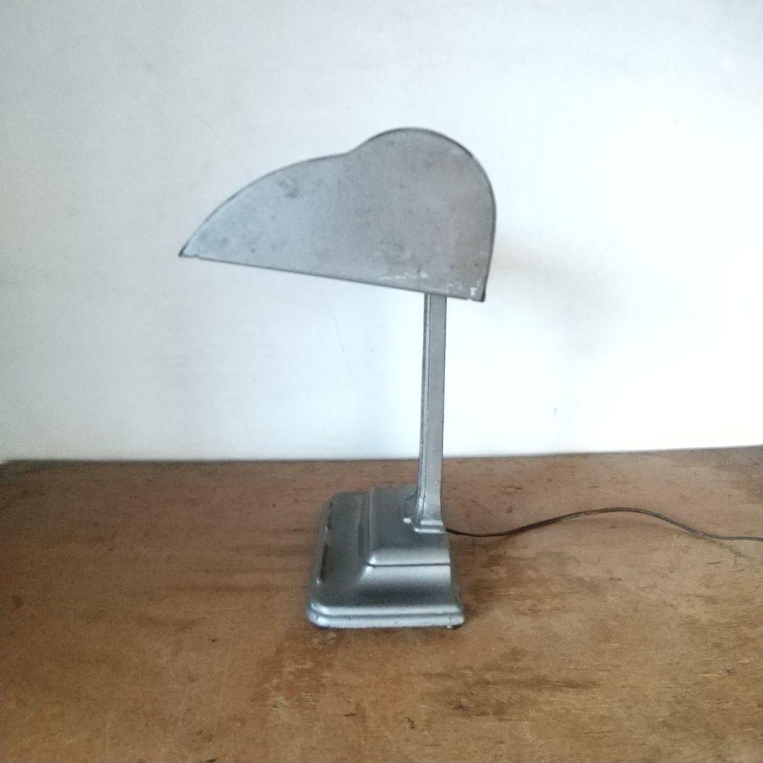 USA ヴィンテージ アールデコ ミッドセンチュリー バンカーズランプ