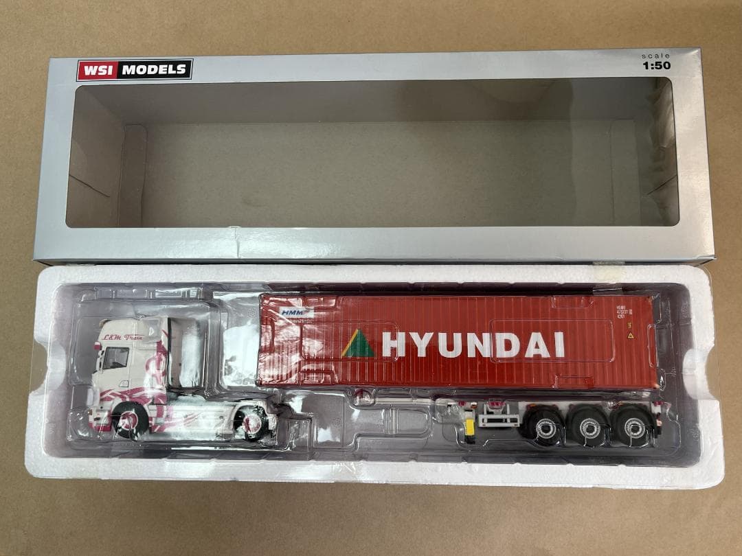 ミニカー WSI SCANIA STREAMLINE 40FTCONTAINER