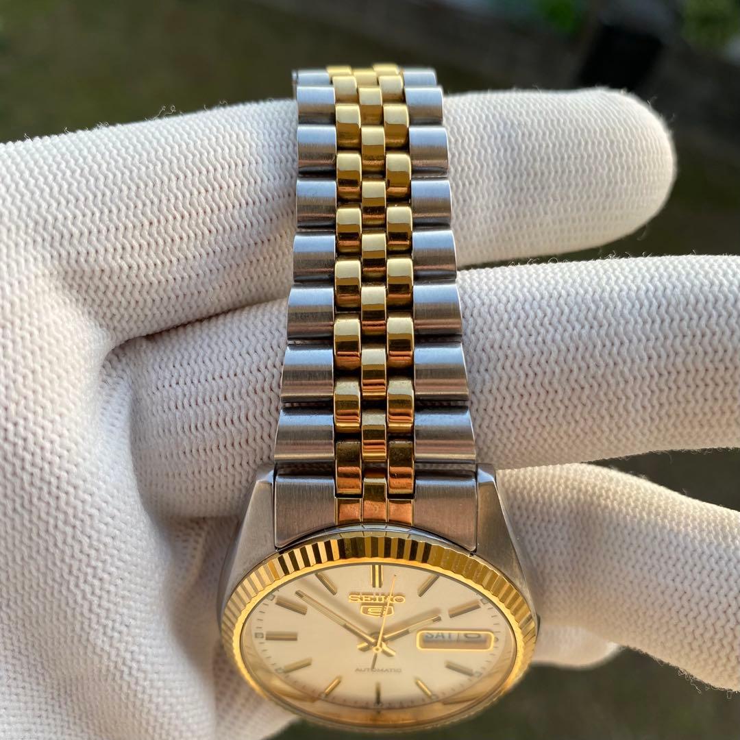 SEIKO 5 自動巻き 7s26-0500セイコーファイ。