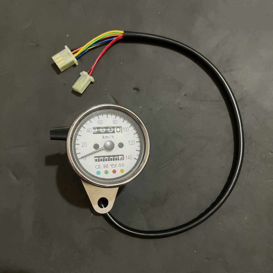 ガレージt&f バイク　ミニ　メーター　新品未使用　sr400 ドラッグスター