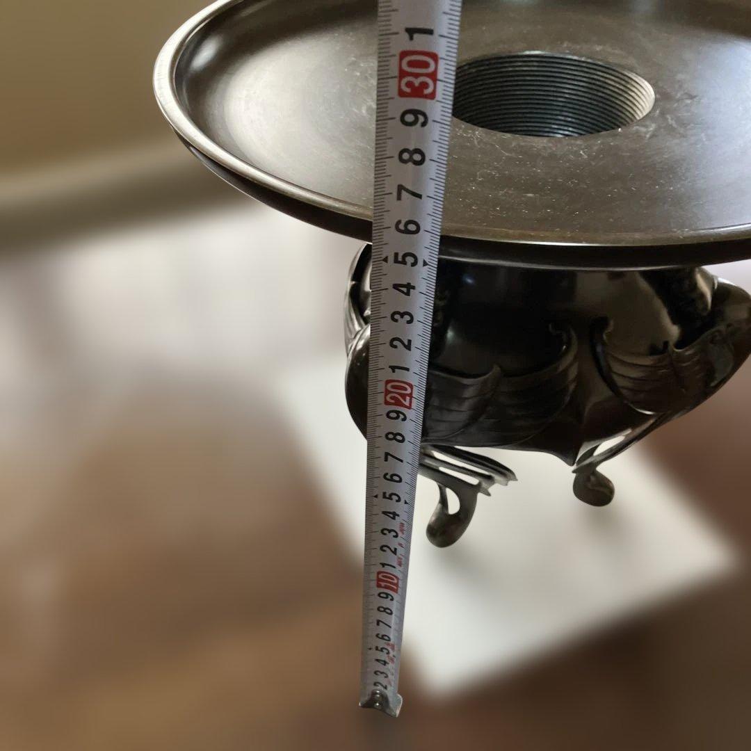 茶道具・花器花瓶　薄端・鳳凰足　ビンテージ　古道具(蔵出し骨董品)