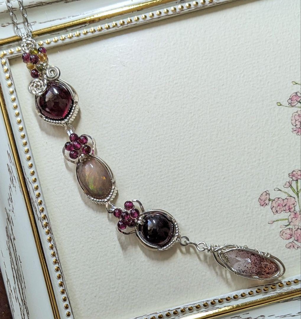 【専用】サービス品K14gfマラカイト❅ワイヤーアートペンダントトップ他1点☆