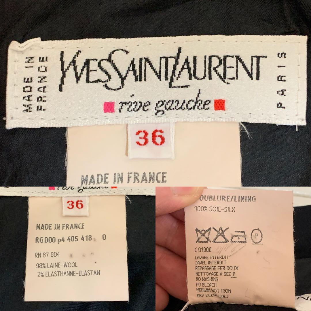 YVES SAINT LAURENT rive gauche エルバス期スカート