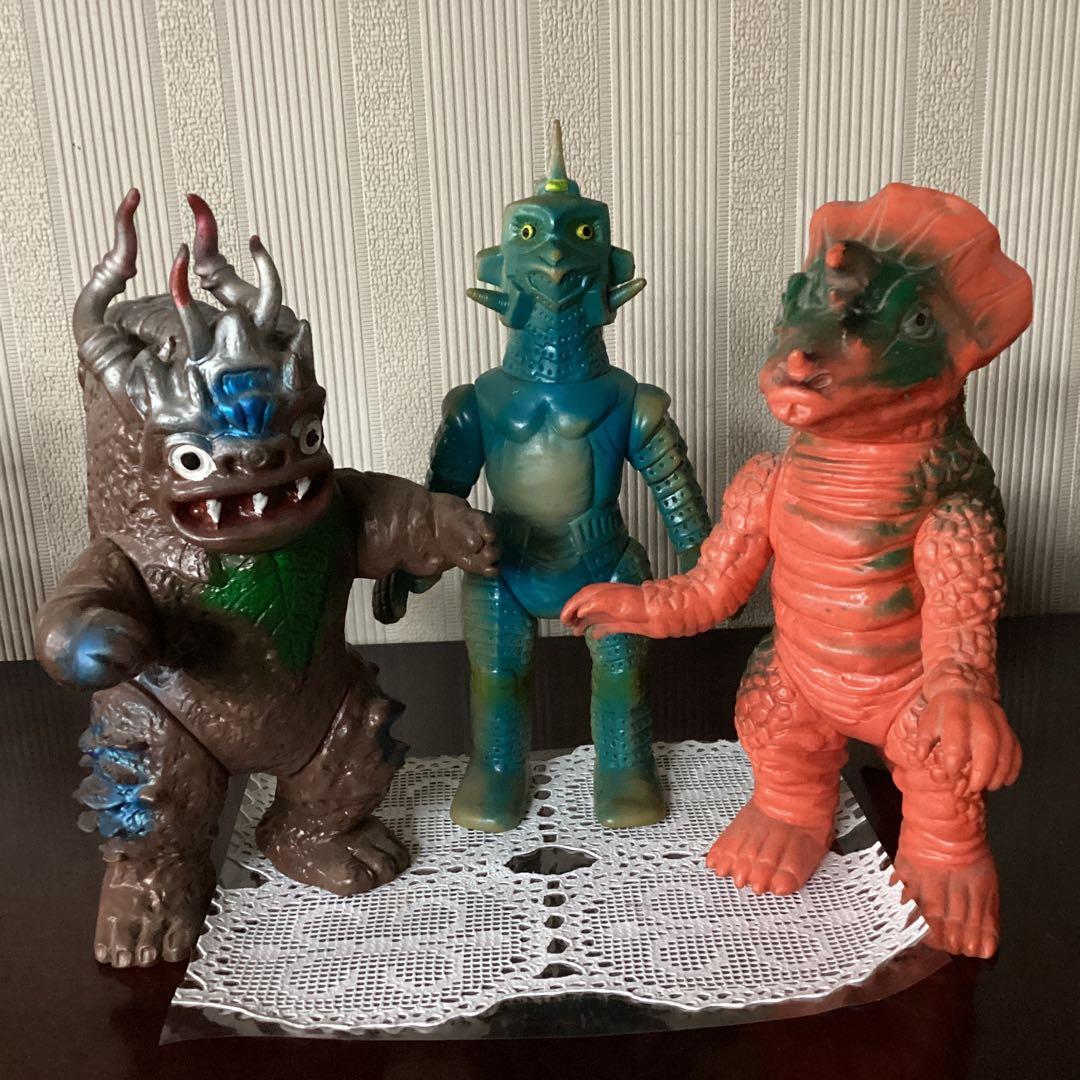ブルマァク カプセル怪獣3体セット　ウインダム＆ミクラス＆アギラ　昭和当時物