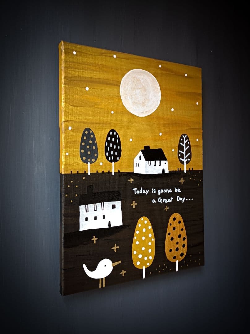 ✿月野乃亜 Unique F4／333×242mm 現代アート 250827