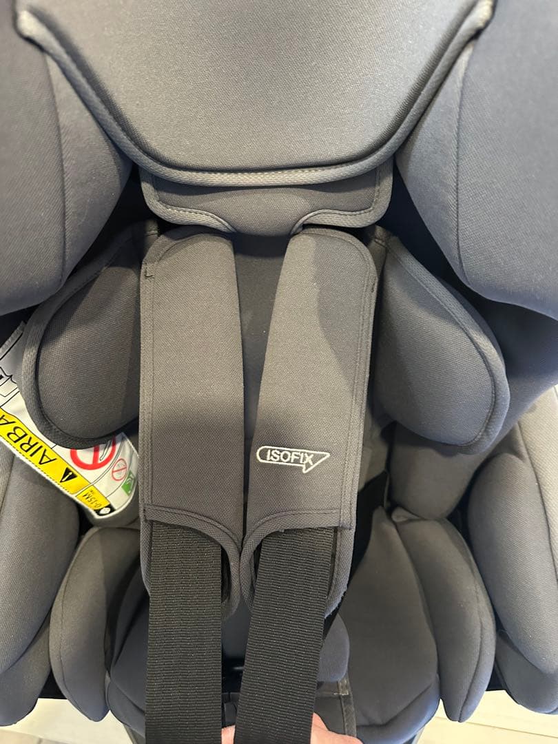 美品 Aprica チャイルドシート フラディアプラスライト グレー