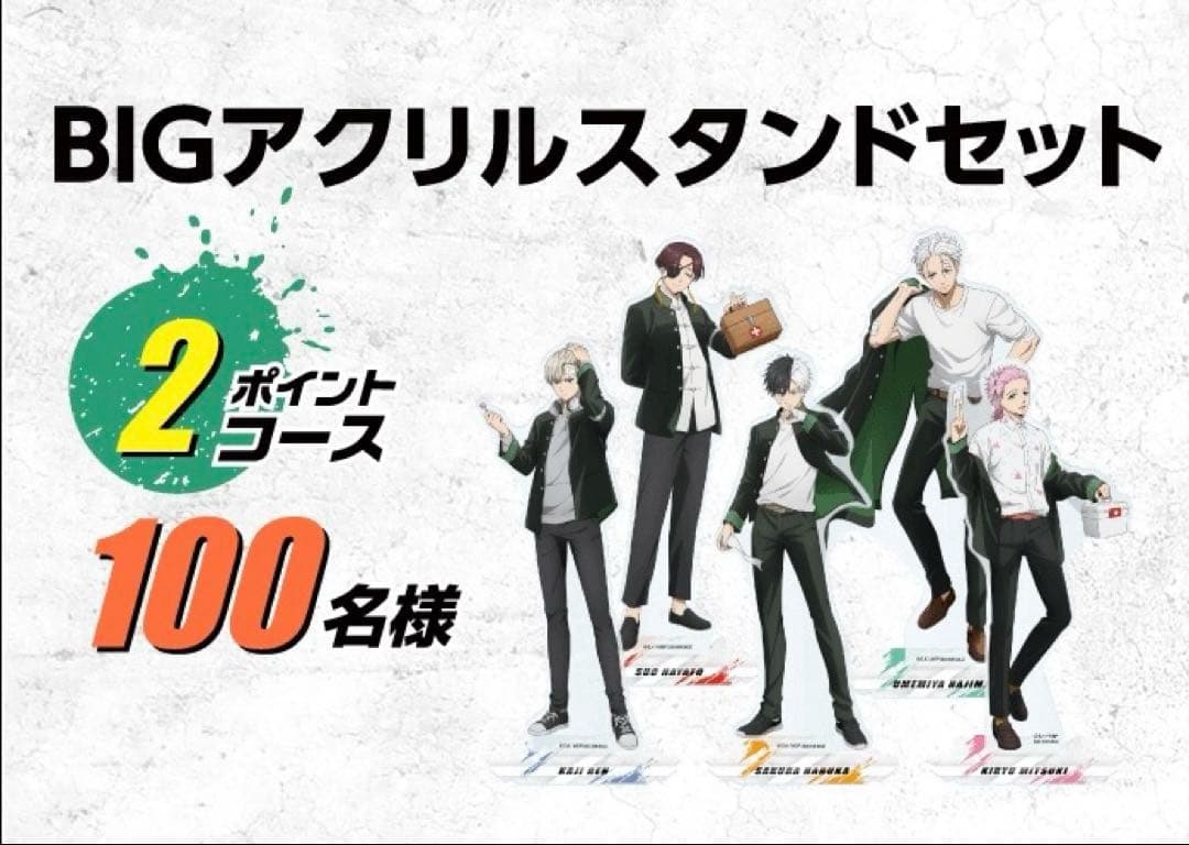 WIND BREAKER×白十字 BIGアクスタ5人セット 100名限定 非売品