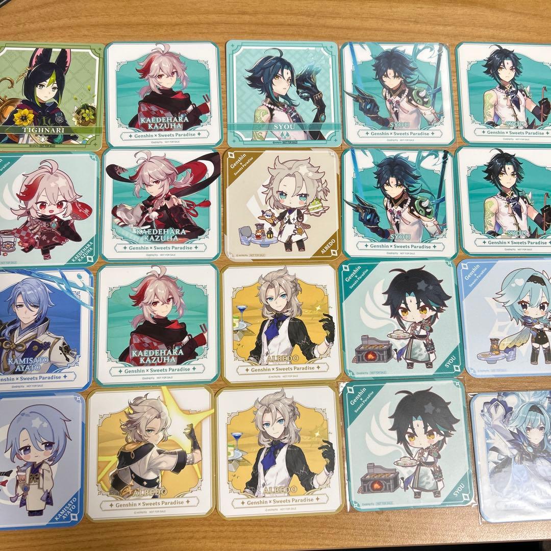 原神　缶バッジ　コースター　まとめ売り