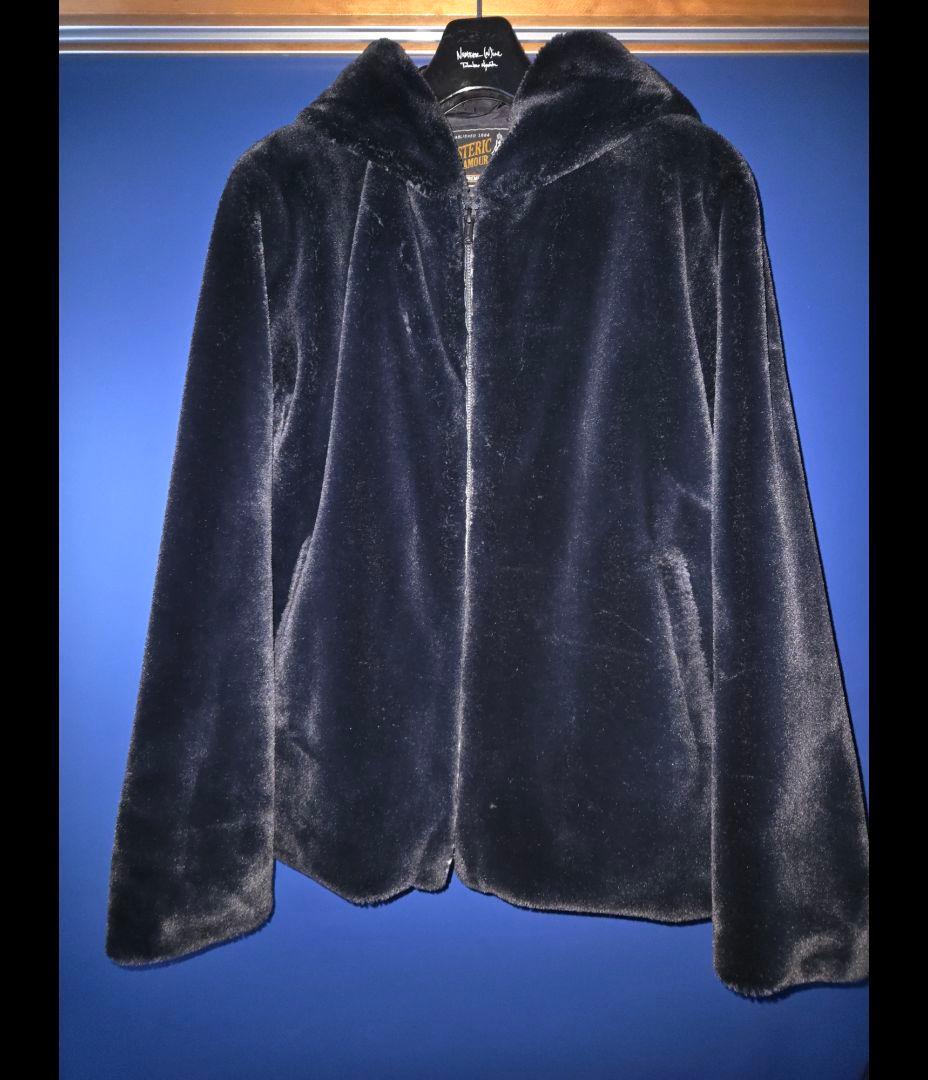 ★★ヒステリックグラマー×野口強★ファーフーデッドジャケット★hysブルゾン