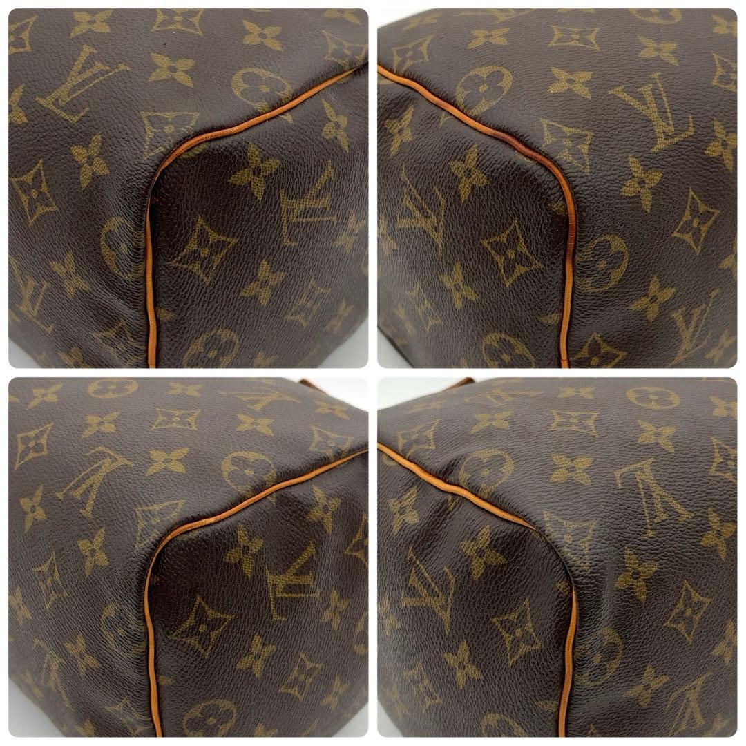 【超美品】ルイヴィトン モノグラム スピーディ25 ハンドバッグ ブラウン