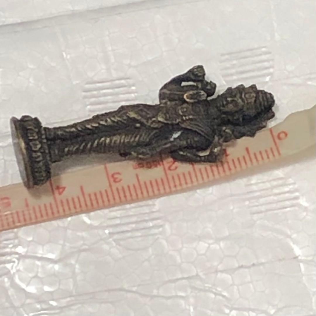 珍品◼️また蔵から謎の優しそうなお顔の金属製の神様の直立仏像が出て来ました。